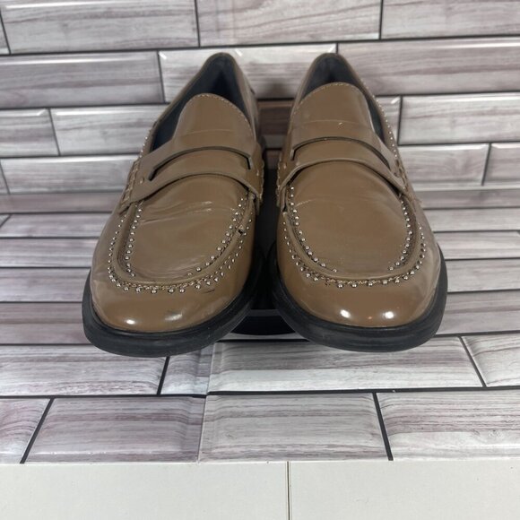 SARTO Women's Brown Patent Slip-On Loafers Women's Shoe Size‎ 8 - Picture 6 of 16